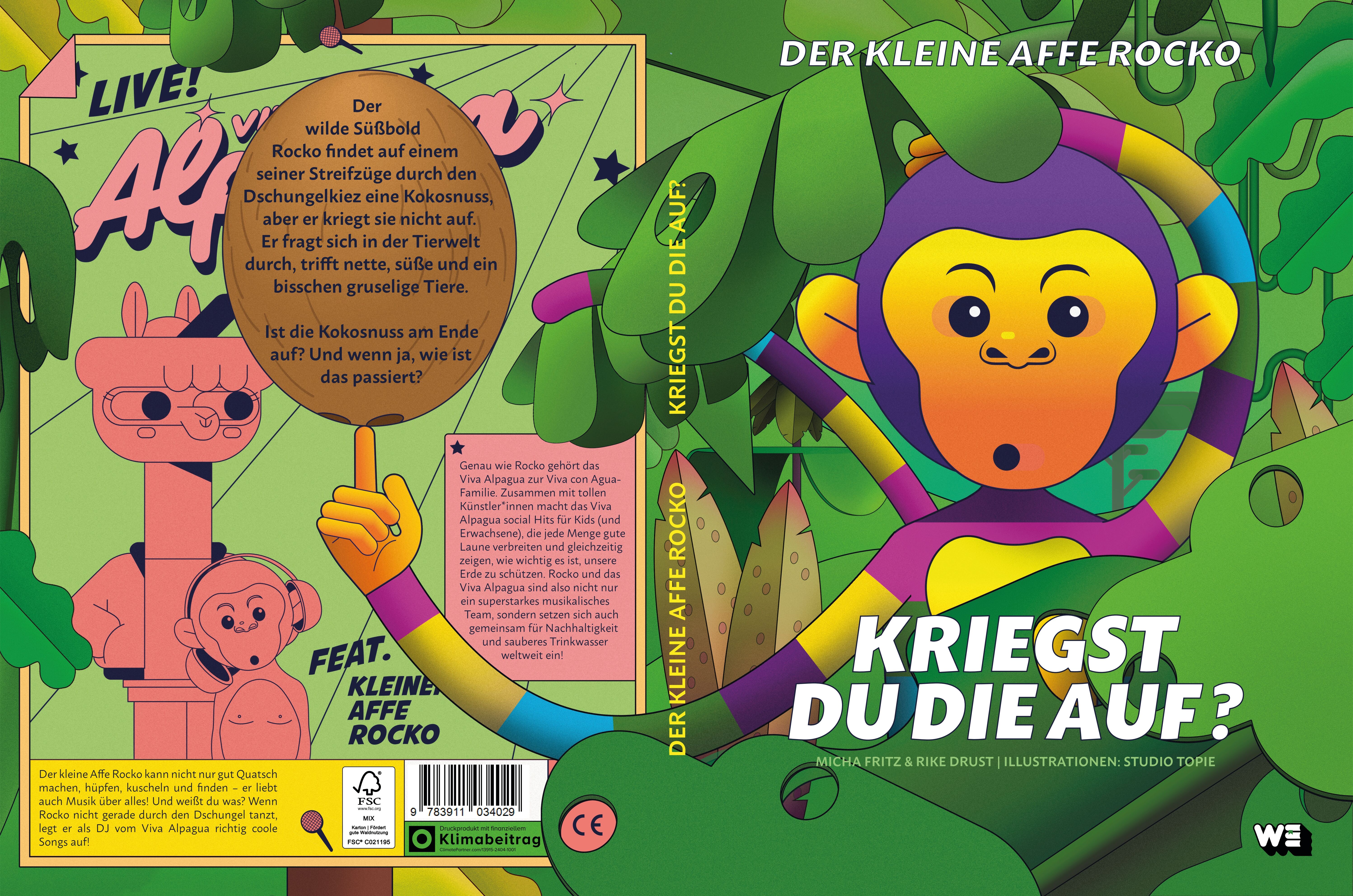 Gesamtes Coverbild Der kleine Affe Rocko