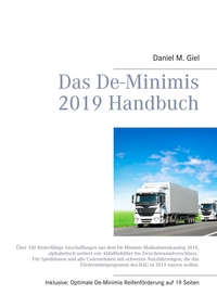 Vorderes Coverbild Das De-Minimis 2019 Handbuch
