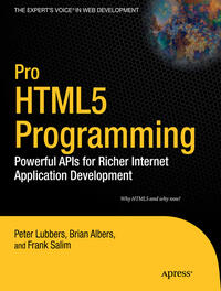 Vorderes Coverbild Pro HTML5 Programming