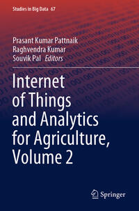 Vorderes Coverbild Internet of Things and Analytics for Agriculture, Volume 2