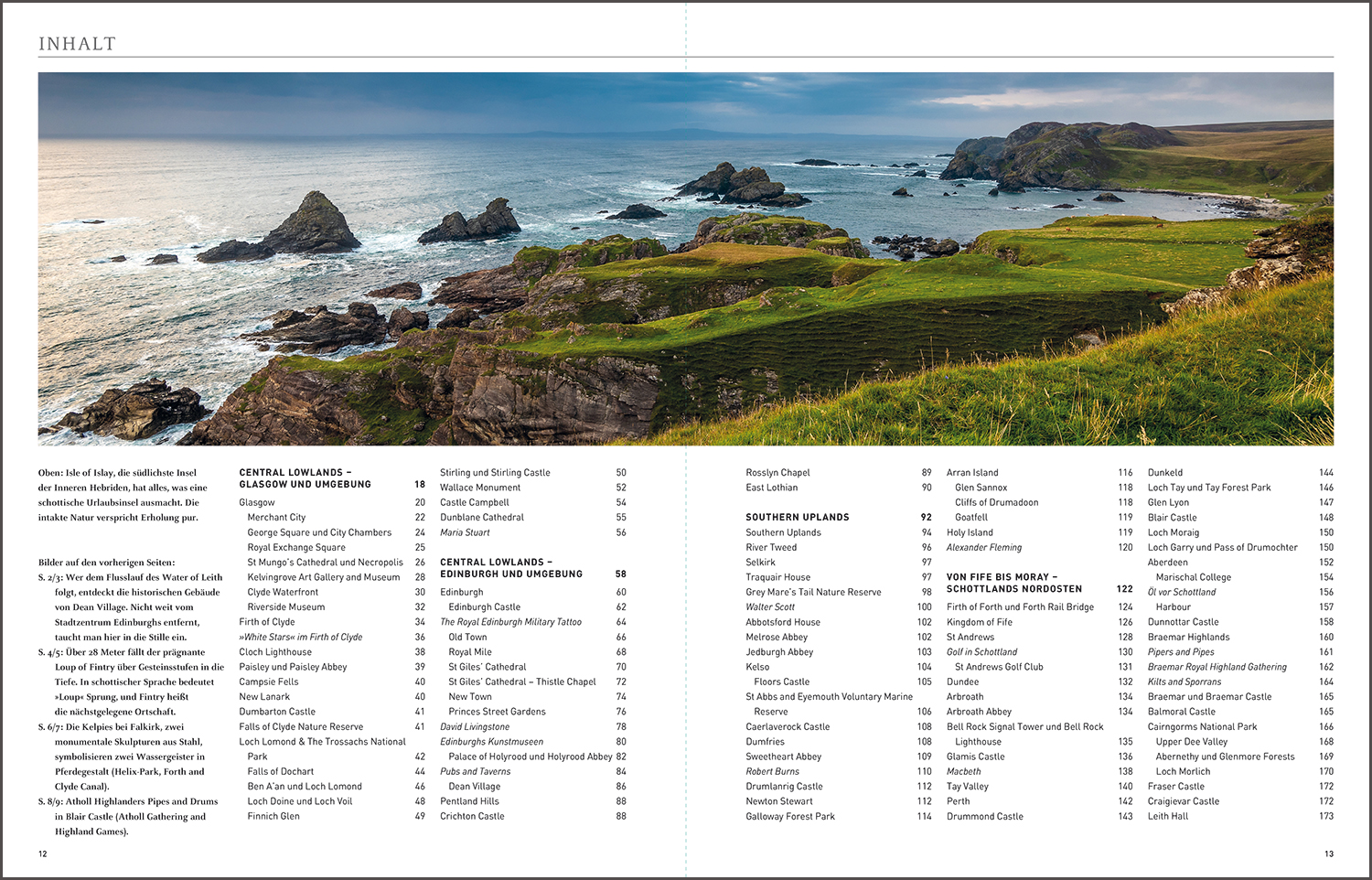 Beispielinhalt (Bild) KUNTH Schottland. Das Buch