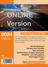 Vorderes Coverbild </p><b>Keine Angst vor der MPU 2024<b></p>