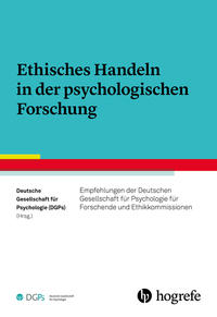 Vorderes Coverbild Ethisches Handeln in der psychologischen Forschung