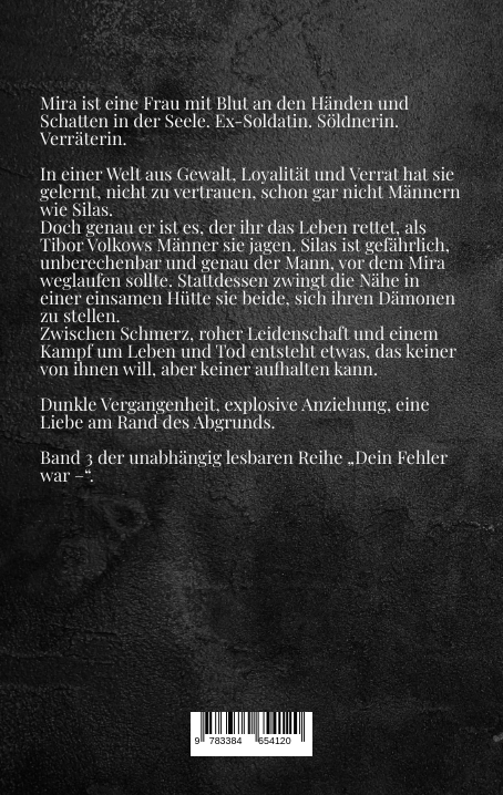 Rückseitencover Dein Fehler war