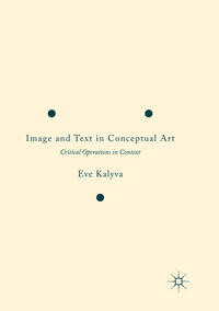 Vorderes Coverbild Image and Text in Conceptual Art