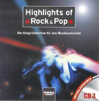 Vorderes Coverbild Highlights of Rock & Pop. AudioCD 3