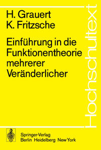 Vorderes Coverbild Einführung in die Funktionentheorie mehrerer Veränderlicher