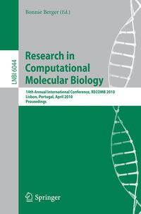 Vorderes Coverbild Research in Computational Molecular Biology