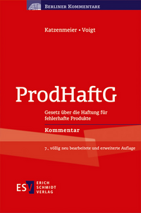 Vorderes Coverbild ProdHaftG