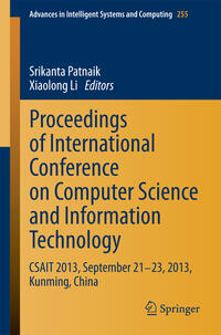 Vorderes Coverbild Proceedings of International Conference on Computer Science and Information Technology