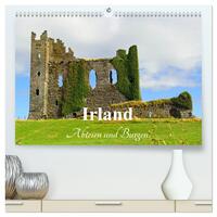 Vorderes Coverbild Irland - Abteien und Burgen (hochwertiger Premium Wandkalender 2025 DIN A2 quer), Kunstdruck in Hochglanz