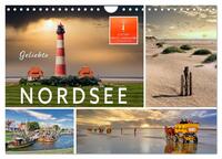 Vorderes Coverbild Geliebte Nordsee (Wandkalender 2025 DIN A4 quer), CALVENDO Monatskalender
