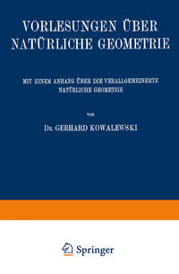 Vorderes Coverbild Vorlesungen über Natürliche Geometrie