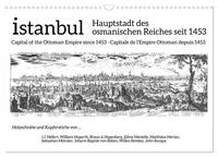 Vorderes Coverbild Istanbul - Hauptstadt des osmanischen Reiches seit 1453 (Wandkalender 2025 DIN A3 quer), CALVENDO Monatskalender