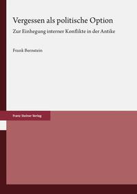 Vorderes Coverbild Vergessen als politische Option