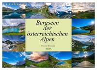 Vorderes Coverbild Bergseen der österreichischen Alpen (Wandkalender 2025 DIN A4 quer), CALVENDO Monatskalender