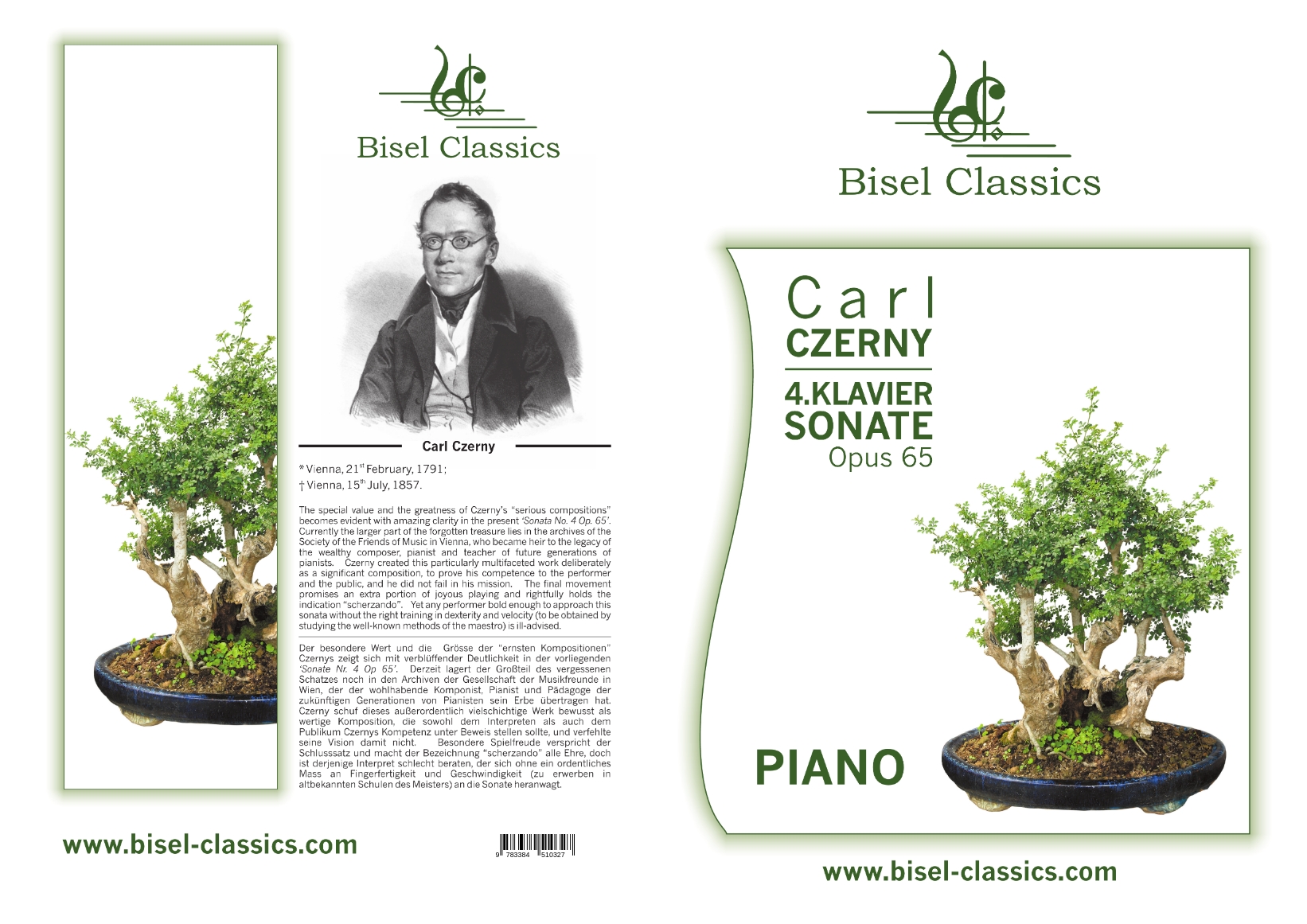 Gesamtes Coverbild 4. Klaviersonate, Opus 65