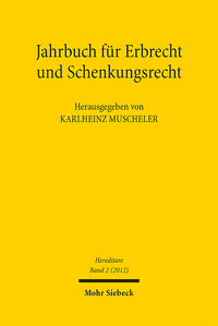 Vorderes Coverbild Hereditare - Jahrbuch für Erbrecht und Schenkungsrecht