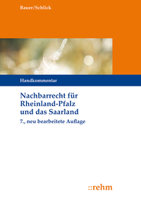 Vorderes Coverbild Nachbarrecht für Rheinland-Pfalz und das Saarland