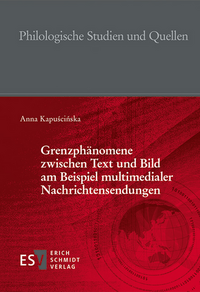 Vorderes Coverbild Grenzphänomene zwischen Text und Bild am Beispiel multimedialer Nachrichtensendungen