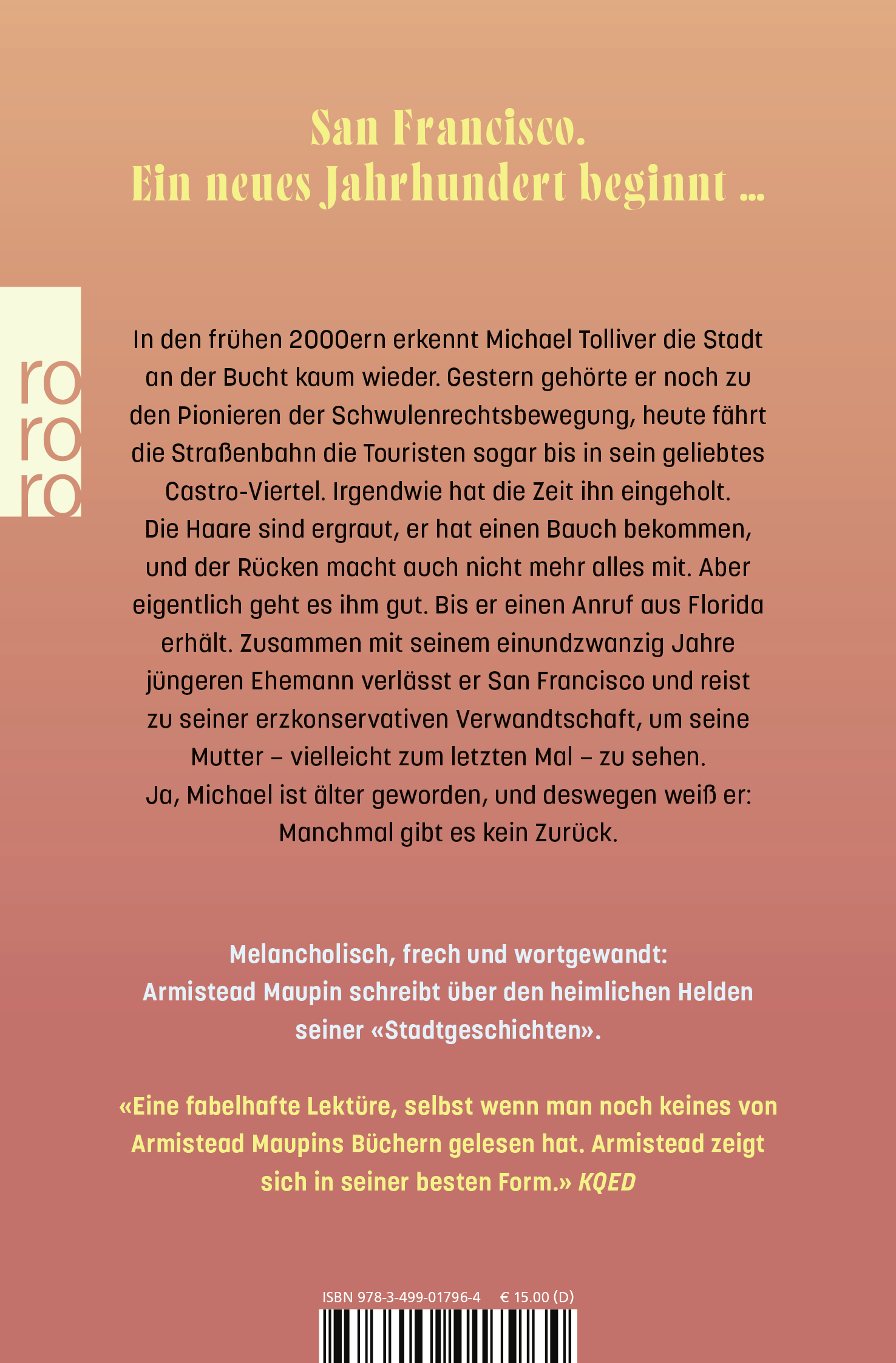 Rückseitencover Michael Tolliver lebt