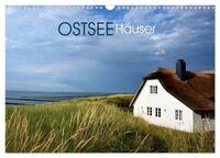 Vorderes Coverbild Ostseehäuser (Wandkalender 2025 DIN A3 quer), CALVENDO Monatskalender