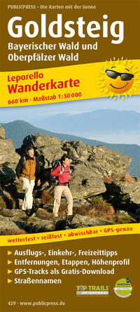 Vorderes Coverbild Goldsteig, Bayerischer Wald und Oberpfälzer Wald