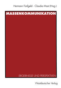 Vorderes Coverbild Massenkommunikation