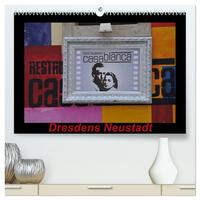 Vorderes Coverbild Dresdens Neustadt (hochwertiger Premium Wandkalender 2025 DIN A2 quer), Kunstdruck in Hochglanz