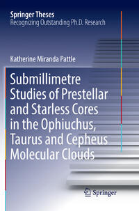 Vorderes Coverbild Submillimetre Studies of Prestellar and Starless Cores in the Ophiuchus, Taurus and Cepheus Molecular Clouds