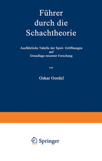 Vorderes Coverbild Führer durch die Schachtheorie