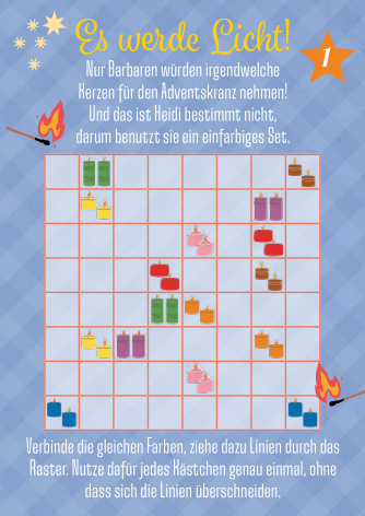 Beispielinhalt (Bild) Rätseladventskalender to go 7