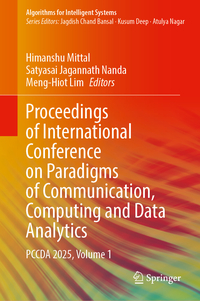 Vorderes Coverbild Proceedings of International Conference on Paradigms of Communication, Computing and Data Analytics
