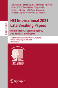 Vorderes Coverbild HCI International 2021 - Late Breaking Papers: Multimodality, eXtended Reality, and Artificial Intelligence