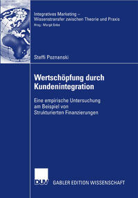 Vorderes Coverbild Wertschöpfung durch Kundenintegration