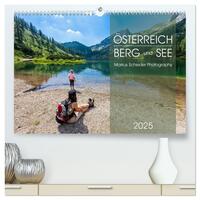 Vorderes Coverbild Österreich Berg und See (hochwertiger Premium Wandkalender 2025 DIN A2 quer), Kunstdruck in Hochglanz