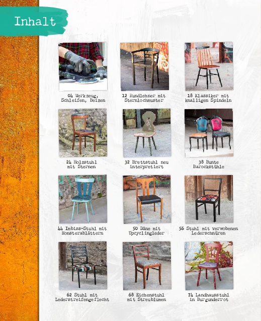 Beispielinhalt (Bild) Stühle - Möbel reparieren, umgestalten, upcyclen
