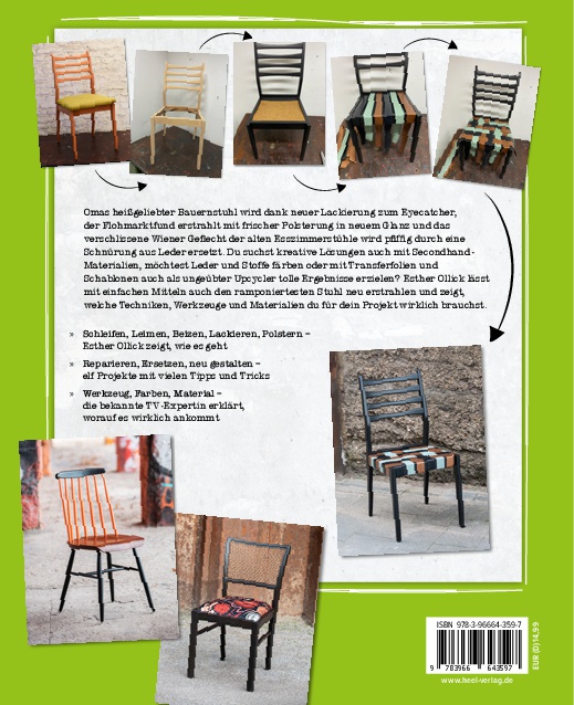 Rückseitencover Stühle - Möbel reparieren, umgestalten, upcyclen
