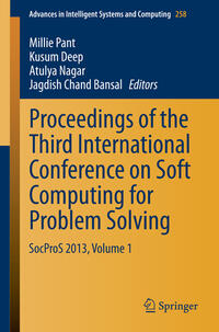 Vorderes Coverbild Proceedings of the Third International Conference on Soft Computing for Problem Solving