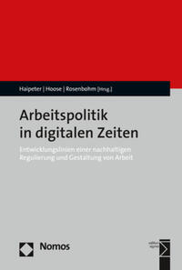 Vorderes Coverbild Arbeitspolitik in digitalen Zeiten