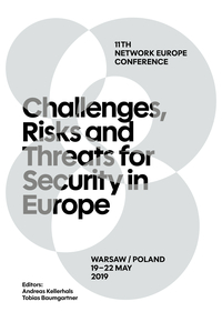 Vorderes Coverbild Challenges, risks and threats for security in Europe