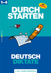 Vorderes Coverbild Durchstarten Deutsch 1-4. Diktate (inkl. Audio-CD)