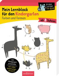 Vorderes Coverbild Mein Lernblock für den Kindergarten – Farben und Formen