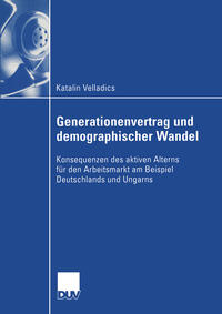 Vorderes Coverbild Generationenvertrag und demographischer Wandel