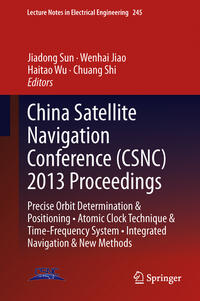 Vorderes Coverbild China Satellite Navigation Conference (CSNC) 2013 Proceedings