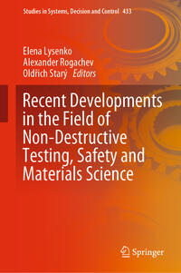 Vorderes Coverbild Recent Developments in the Field of Non-Destructive Testing, Safety and Materials Science