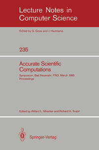 Vorderes Coverbild Accurate Scientific Computations