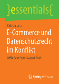 Vorderes Coverbild E-Commerce und Datenschutzrecht im Konflikt