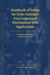Vorderes Coverbild Handbook of Tables for Order Statistics from Lognormal Distributions with Applications