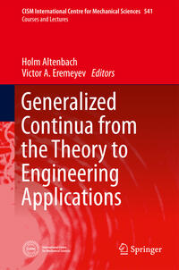 Vorderes Coverbild Generalized Continua - from the Theory to Engineering Applications